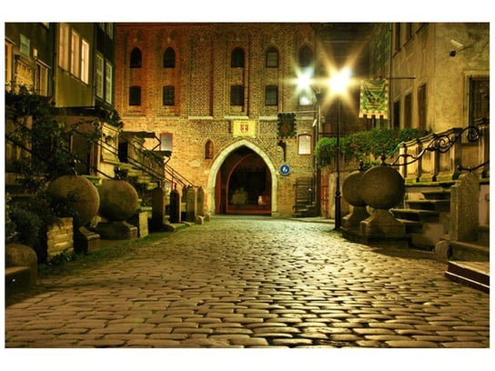Fototapeta Gdańsk nocą, 200x135 cm Oobrazy