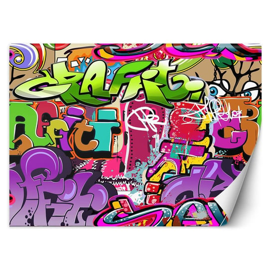 Fototapeta Graffiti art w neonowych kolorach 250x175 Feeby