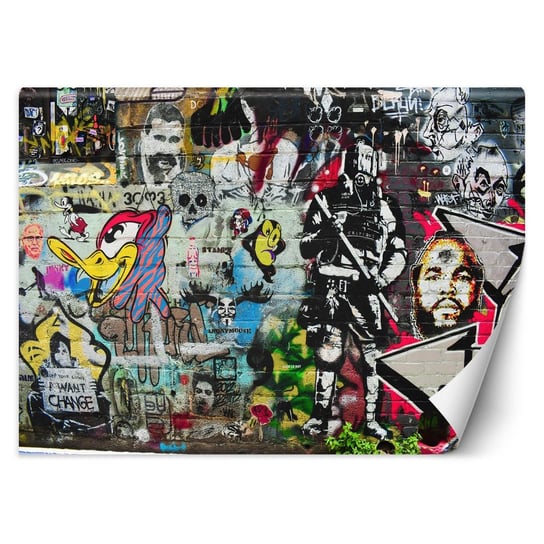 Fototapeta Graffiti - kolorowy styl ulicy 100x70 Feeby