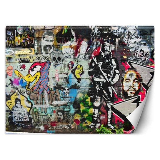 Fototapeta Graffiti - kolorowy styl ulicy 150x105 Feeby