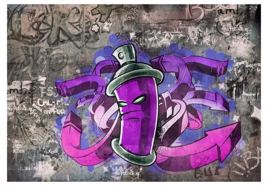 Fototapeta, Graffiti spray can, 350x245 cm DecoNest