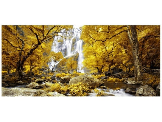 Fototapeta, Jesienny Wodospad, 12 elementów, 536x240 cm Oobrazy