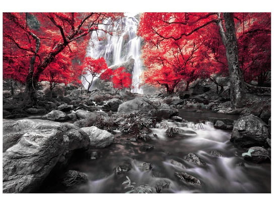 Fototapeta Jesienny wodospad, 200x135 cm Oobrazy