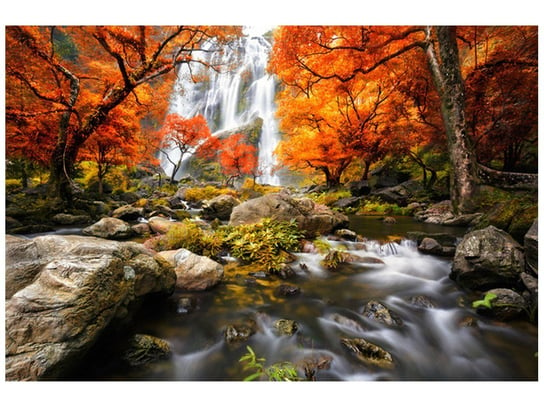 Fototapeta Jesienny wodospad, 8 elementów, 400x268 cm Oobrazy