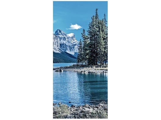 Fototapeta Jezioro Maligne zimą, 95x205 cm Oobrazy