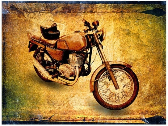 Fototapeta Klasyczny motocykl, 2 elementy, 200x150 cm Oobrazy