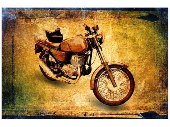 Fototapeta Klasyczny motocykl, 8 elementów, 368x248 cm Oobrazy