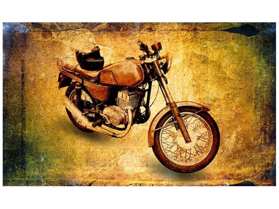 Fototapeta Klasyczny motocykl, 8 elementów, 412x248 cm Oobrazy