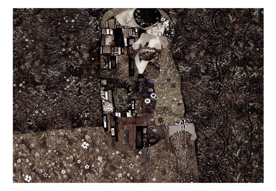 Fototapeta, Klimt inspiracja, Wspomnienie czułości, 100x70 cm DecoNest