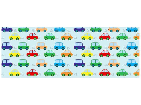 Fototapeta Kolorowe autka, 2 elementy, 268x100 cm Oobrazy