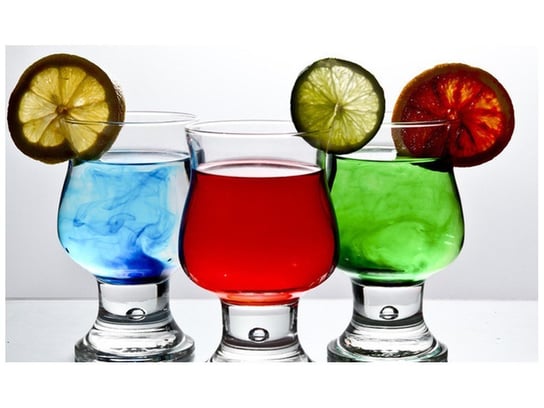 Fototapeta, Kolorowe drinki - Nina Matthews, 9 elementów, 402x240 cm Oobrazy