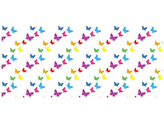 Fototapeta, Kolorowe motyle, 12 elementów, 536x240 cm Oobrazy