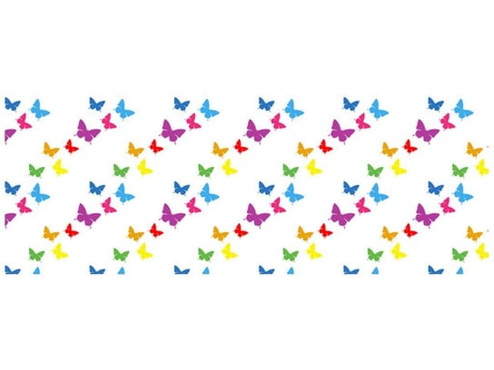 Fototapeta Kolorowe motyle, 2 elementy, 268x100 cm Oobrazy