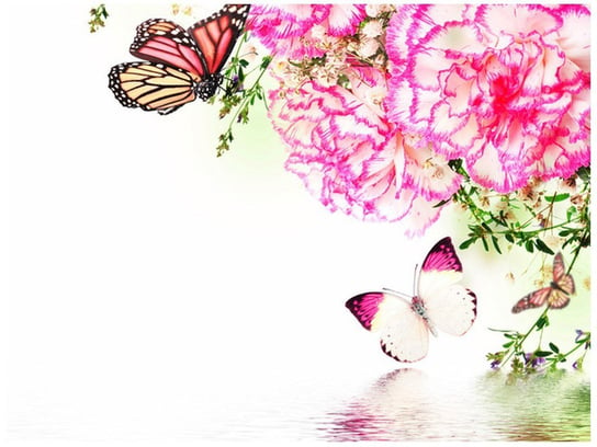 Fototapeta Kolorowe motylki, 2 elementy, 200x150 cm Oobrazy