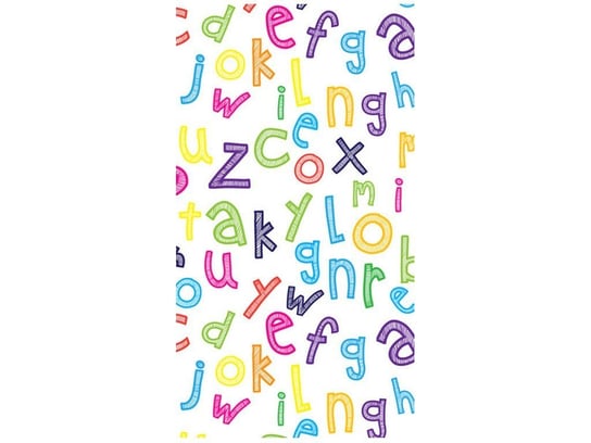 Fototapeta Kolorowy alfabet, 2 elementy, 110x200 cm Oobrazy