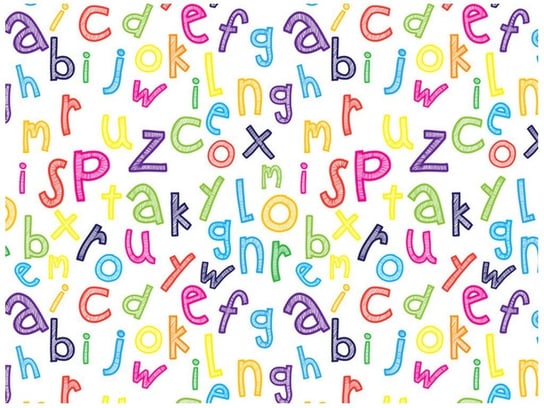 Fototapeta Kolorowy alfabet, 2 elementy, 200x150 cm Oobrazy