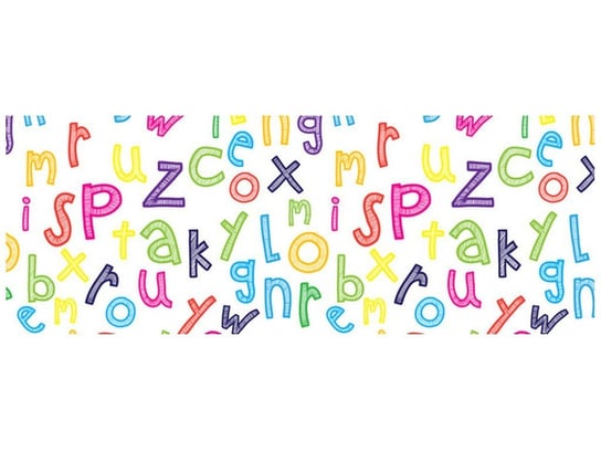 Fototapeta Kolorowy alfabet, 2 elementy, 268x100 cm Oobrazy