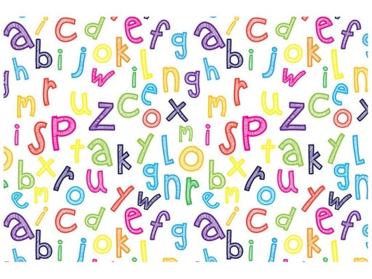 Fototapeta Kolorowy alfabet, 8 elementów, 368x248 cm Oobrazy
