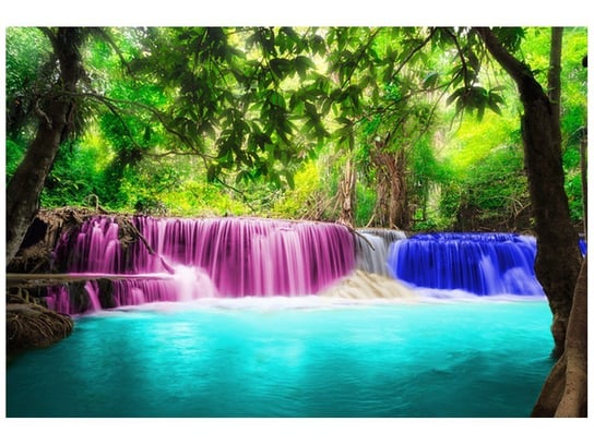 Fototapeta, Kolorowy wodospad, 1 element, 200x135 cm Oobrazy