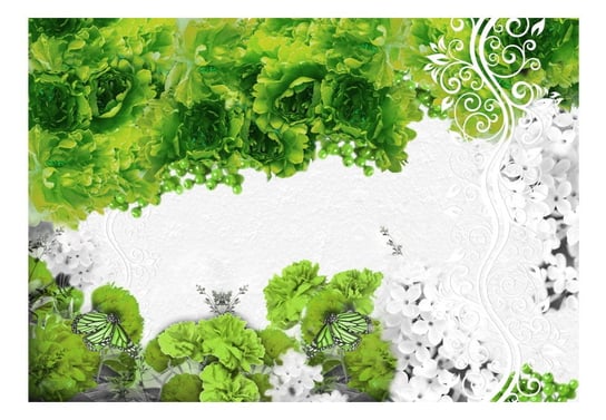 Fototapeta, Kolory wiosny: zielony, 150x105 cm DecoNest