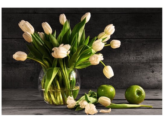 Fototapeta Kremowe tulipany, 8 elementów, 400x268 cm Oobrazy