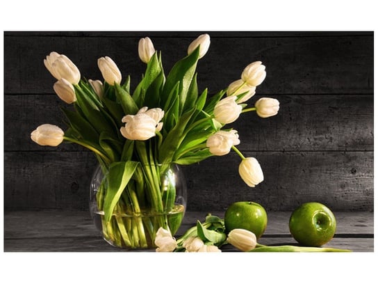 Fototapeta, Kremowe tulipany, 9 elementów, 402x240 cm Oobrazy