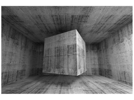 Fototapeta, Latająca betonowa kostka 3d, 8 elementów, 368x248 cm Oobrazy