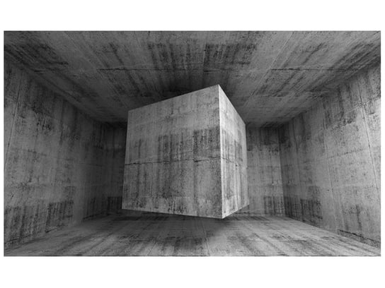 Fototapeta, Latająca betonowa kostka 3d, 8 elementów, 412x248 cm Oobrazy