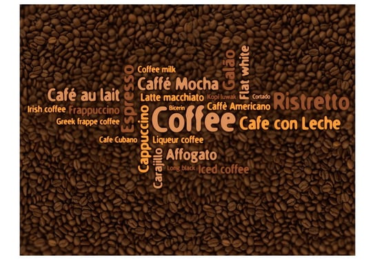 Fototapeta, Latte, espresso, cappucino..., 350X270 DecoNest