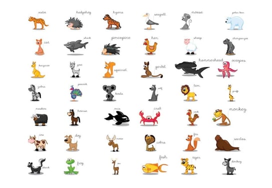 Fototapeta, Learning by playing (animals), 250X193 DecoNest