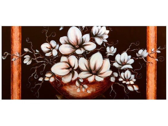 Fototapeta, Magnolia III Waza, 12 elementów, 536x240 cm Oobrazy