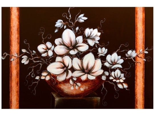 Fototapeta, Magnolia III Waza, 8 elementów, 368x248 cm Oobrazy