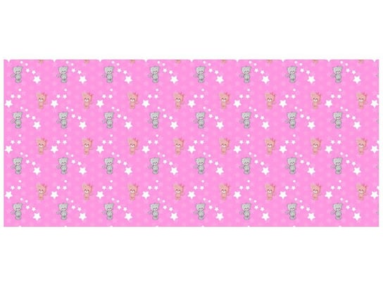 Fototapeta, Małe kotki na różowym tle, 12 elementów, 536x240 cm Oobrazy