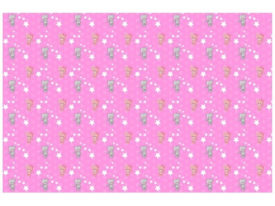 Fototapeta, Małe kotki na różowym tle, 8 elementów, 400x268 cm Oobrazy