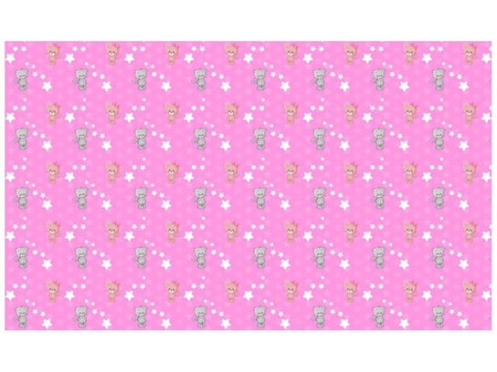 Fototapeta, Małe kotki na różowym tle, 9 elementów, 402x240 cm Oobrazy