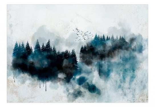 Fototapeta, Malowane góry, 100x70 cm DecoNest