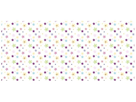 Fototapeta, Malutkie fioletowe kwiatuszki, 12 elementów, 536x240 cm Oobrazy