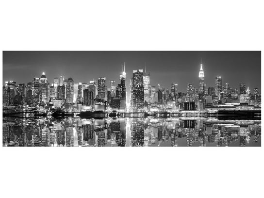 Fototapeta, Manhattan nocą, 2 elementy, 268x100 cm Oobrazy
