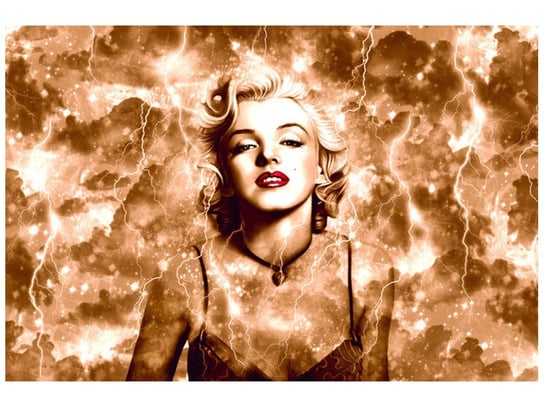 Fototapeta, Marylin Monroe błyskawice i gwiazda, 8 elementów, 400x268 cm Oobrazy