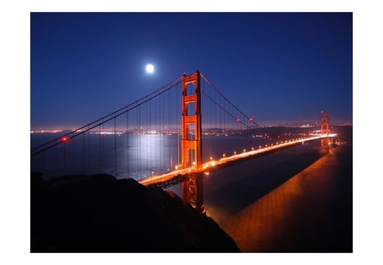 Fototapeta, Most Golden Gate nocą, 200X154 DecoNest