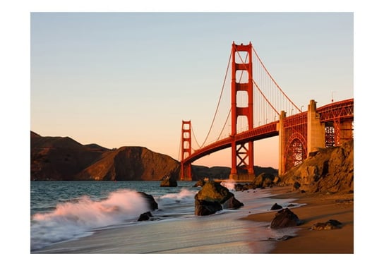 Fototapeta, Most Golden Gate, zachód słońca, San Francisco, 200X154 DecoNest