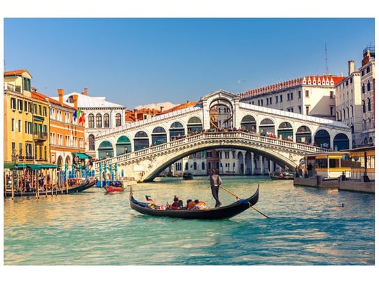 Fototapeta, Most Rialto w Wenecji, 8 elementów, 400x268 cm Oobrazy