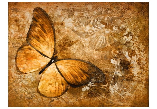 Fototapeta, motyl (sepia), 250X193 DecoNest