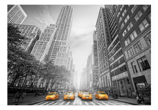 Fototapeta, New York, yellow taxis, 150x105 cm DecoNest