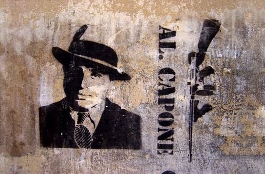 Fototapeta NICE WALL, Al Capone, brązowy, 175x115 cm Nice Wall