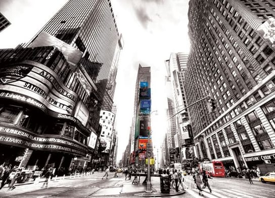 Fototapeta Nice Wall Times Square Vintage (New York) 254x183 cm Nice Wall