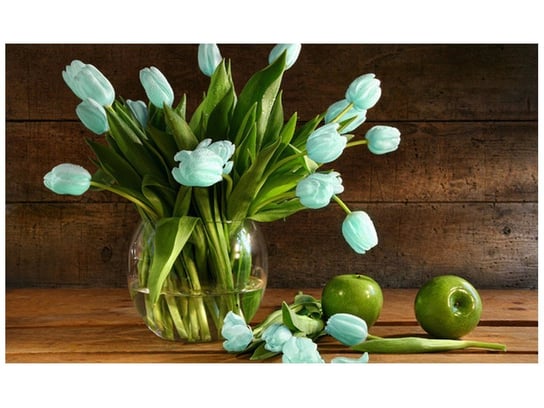 Fototapeta, Niebieski tulipan, 8 elementów, 412x248 cm Oobrazy