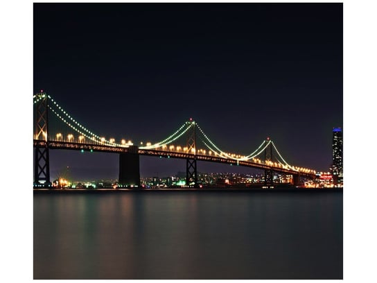 Fototapeta, Nocne zdjęcie mostu - Tanel Teemusk, 6 elementów, 268x240 cm Oobrazy