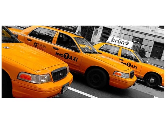 Fototapeta, Nowojorskie taksówki - Ian Muttoo, 12 elementów, 536x240 cm Oobrazy