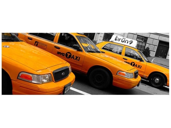 Fototapeta Nowojorskie taksówki - Ian Muttoo, 2 elementy, 268x100 cm Oobrazy